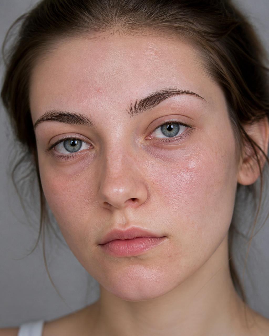 Skin transformation before